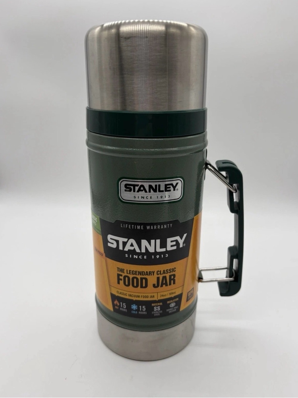Stanley Green and Stainless Steel Insulated Food Jar